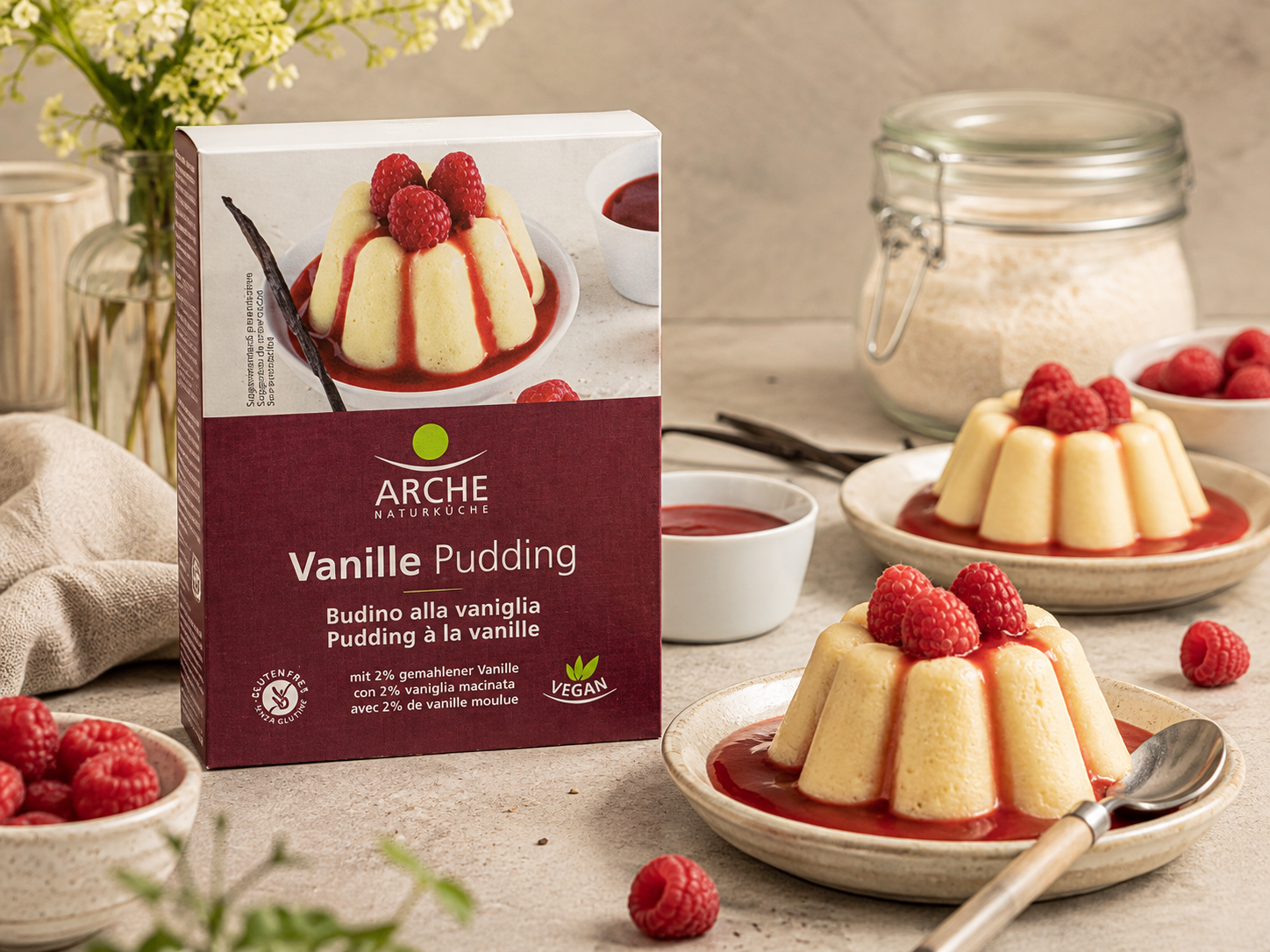 Vanilkový puding BIO